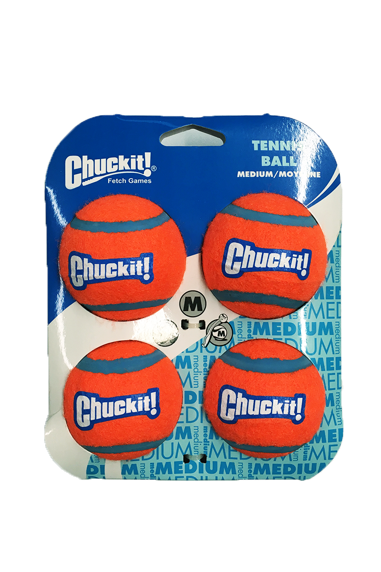 ChuckIt! Tennis Balls, 4-pack